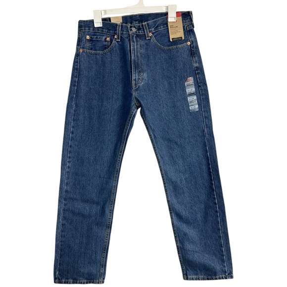 Levi’s Mens 505 Regular Jeans Size 32 x 29 new with tags msrp $69 - Picture 1 of 6